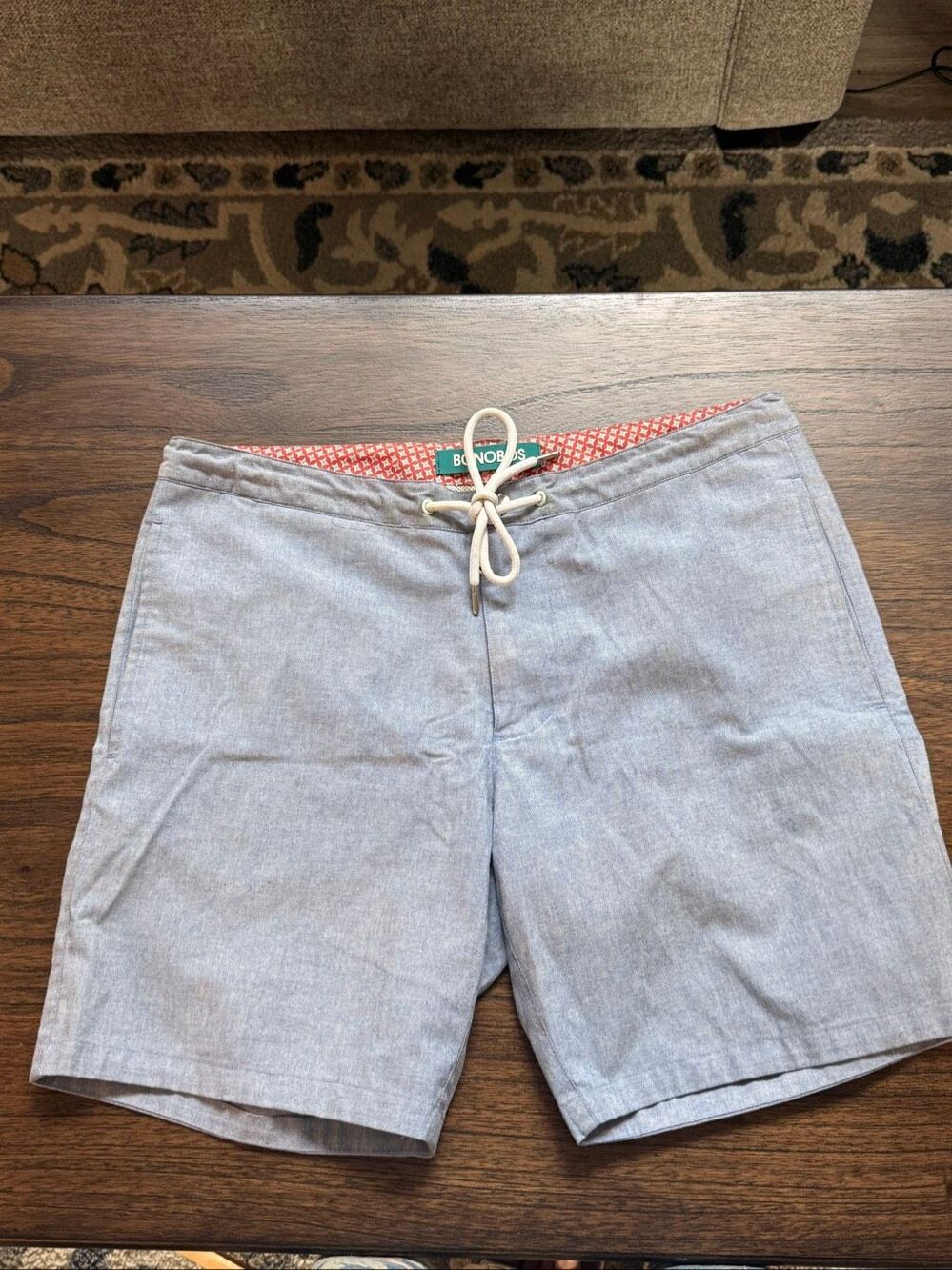Bonobos Men Chambray Shorts 34